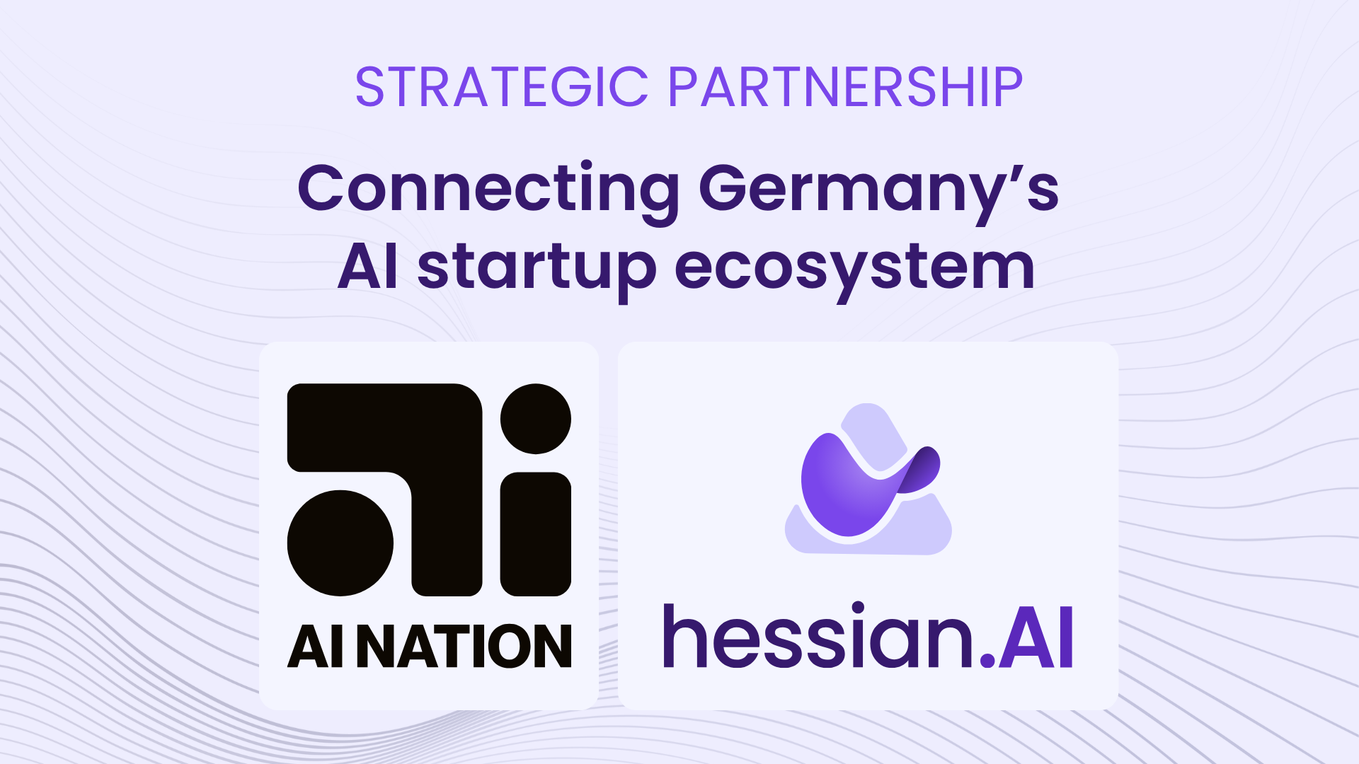 AI NATION, Germany’s platform for AI start-ups, welcomes hessian.AI as a strategic partner